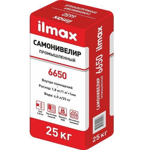 Самонивелир ilmax 6650, цементный, промышленный, 25 кг