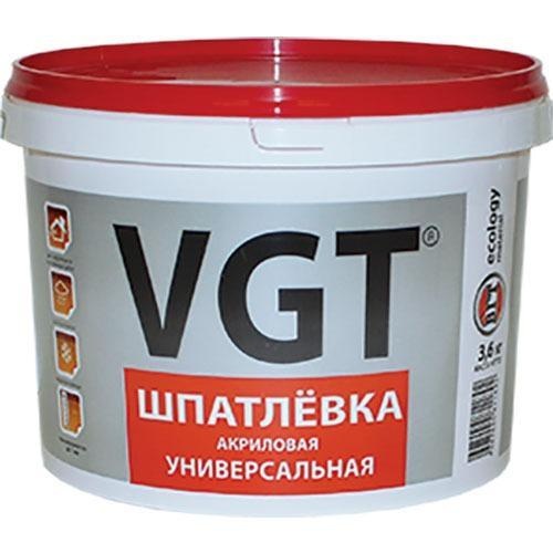 Шпатлевка универсальная ВГТ для нар/внутр работ, 1,7 кг