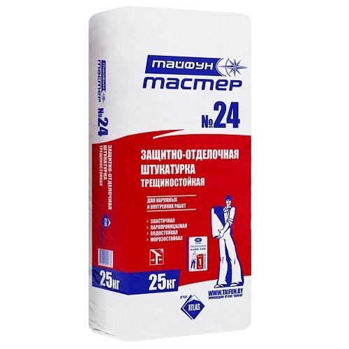Штукатурка трещиностойкая «Тайфун Мастер» №24