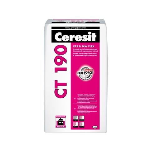Клей для минераловатных плит Ceresit CТ 190