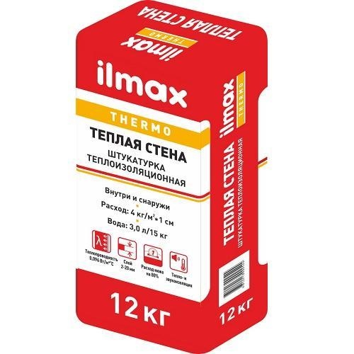 Штукатурка теплоизоляционная ILMAX thermo 